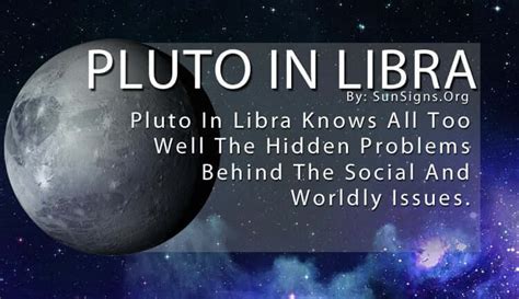 After the spiking divorce rates of the 1960s, <b>Pluto's</b> tour of <b>Libra</b> from 1971 to 1984 brought us a generation of people who transformed relationships, designing them on their own terms. . Pluto in aquarius for libra